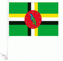 Car Flag XH>Dominica