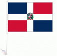 Car Flag XH>Dominican Rep.