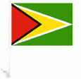 Car Flag XH>Guyana