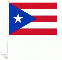 Car Flag XH>Puerto Rico