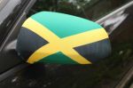 Car Wing Mirror Flag>Jamaica