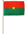 12"x18" Flag>Burkina Faso