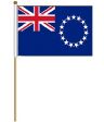 12"x18" Flag>Cook Islands