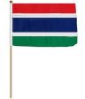 12"x18" Flag>Gambia