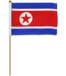 12"x18" Flag>North Korea
