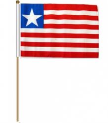 12"x18" Flag>Liberia