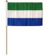 12"x18" Flag>Seirra Leone