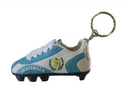 Soccer Shoe Keychain>Guatemala