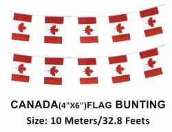 CDA 4"x6" Flag Bunting>25' (8 Meters)