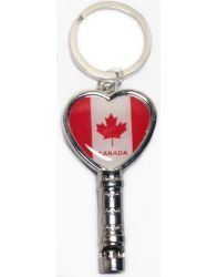 CDA Keychain>Canada Heart Whistle
