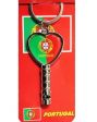 Keychain>Portugal Heart Whistle