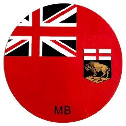 Car Magnet Flexible>Manitoba 16CM
