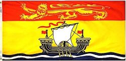 3'x6' Flag>New Brunswick Knitted Poly.