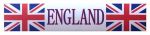Cling Sticker>England 16"x4"
