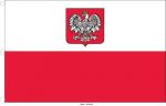 Flag 4.5x9ft>Poland Eagle Premium