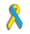 Pin Ribbon>Ukraine Awareness
