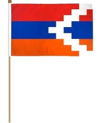 12"X18" Flag>Artsakh (Rep.Of Artsakh)