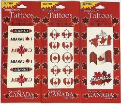 CDA Tattoos>Canada Glitter Asted.