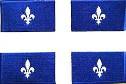 Patch>Flag Quebec 4"x6"