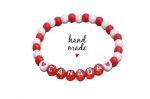 CDA Bracelet>I Love Canada Beads Hand made